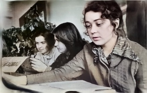 1970 е. лесотехнический техникум. учащиеся. Мариинский Посад 2